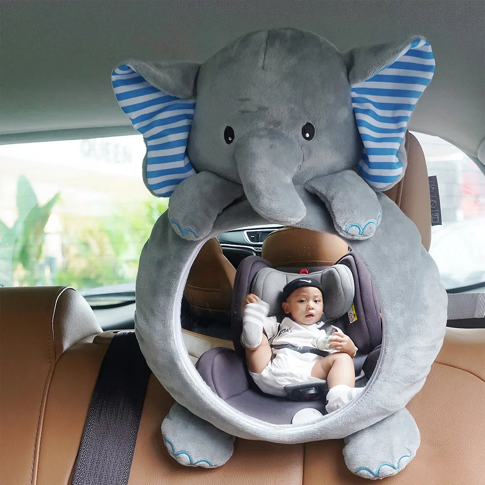 Rétroviseur auto pour bébé à vision dégagée | Sécurité et large champ de vision, conception incassable