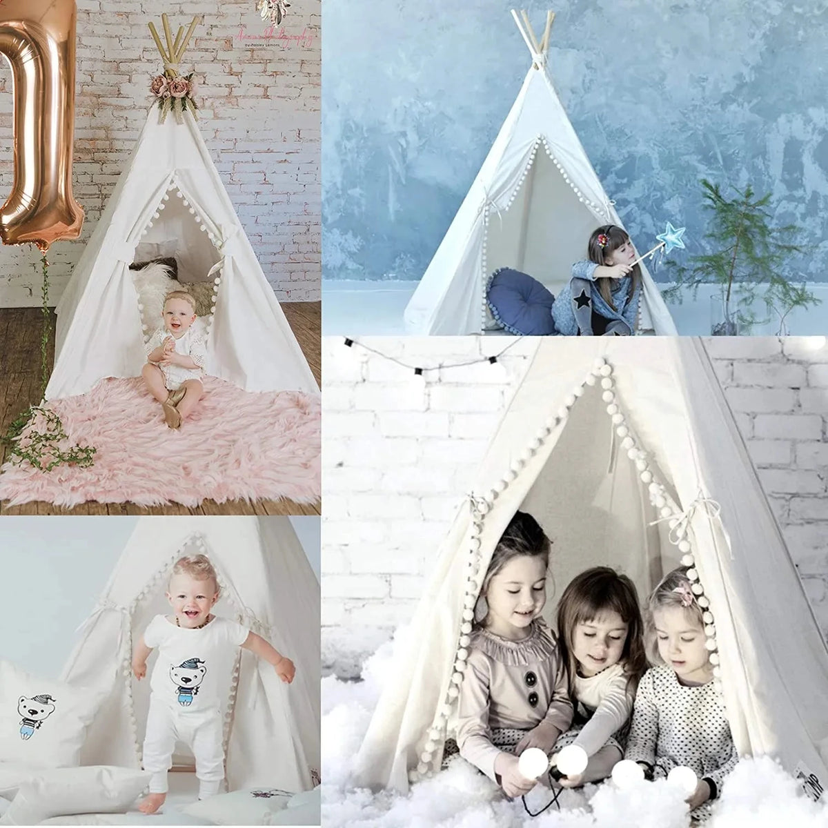 Toddler Teepee Play Tent – Girl & Boy