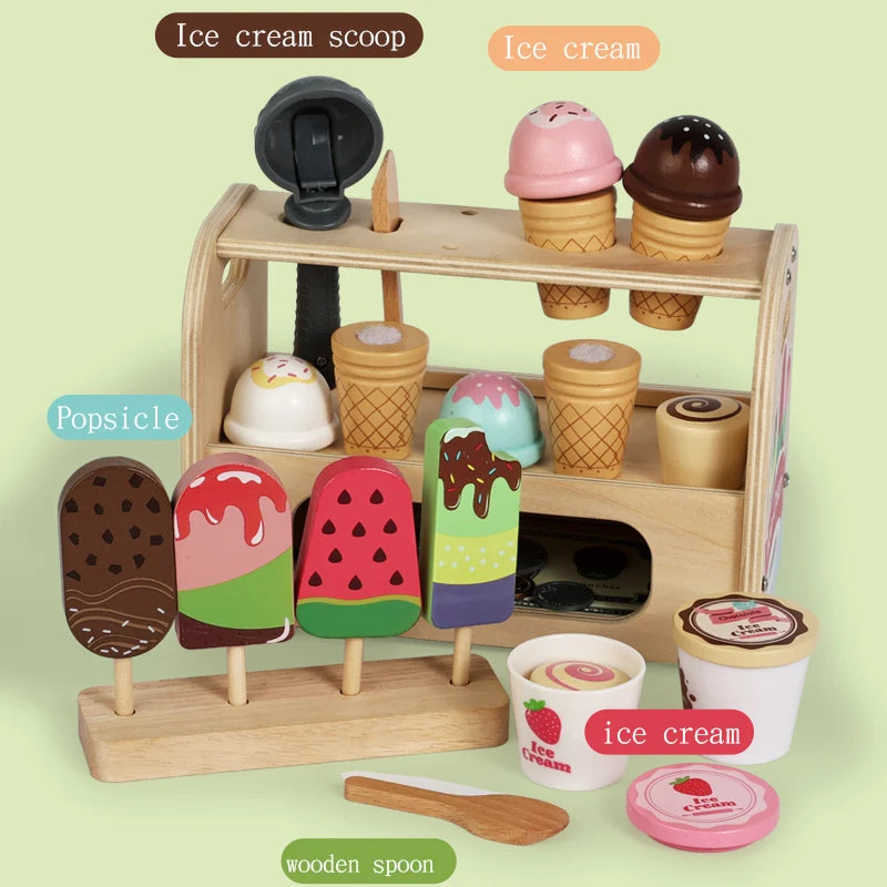 Chariot de glaces jouet – Jeu d'imitation gourmand !