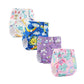 Couches lavables Babyland – Lot de 4, imperméables et écologiques pour peaux sensibles