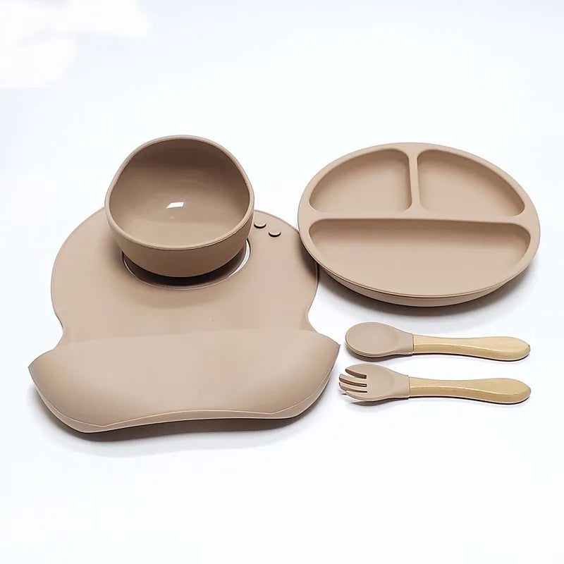 Toddler Meal Set – Non-Slip Silicone Tableware for Kids