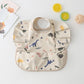 Bavoir imperméable style nordique pour bébé – Doux et mignon