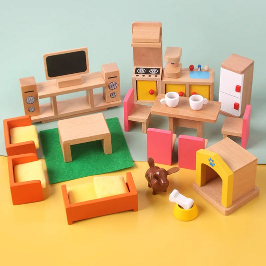 Mini Wooden Furniture – Playroom Fun!