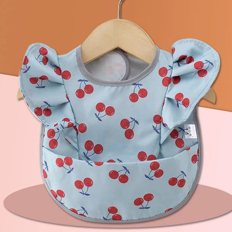 Mess-Proof Waterproof Baby Feeding Apron (0–4Y)