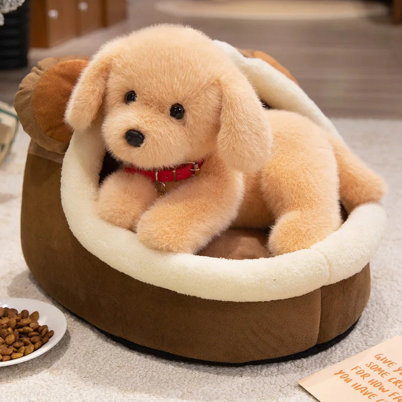 Soft Labrador Stuffed Toy – Sleeping Pillow