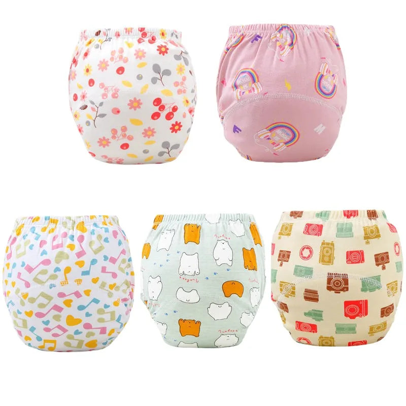 Culottes d'apprentissage imperméables et réutilisables pour bébé