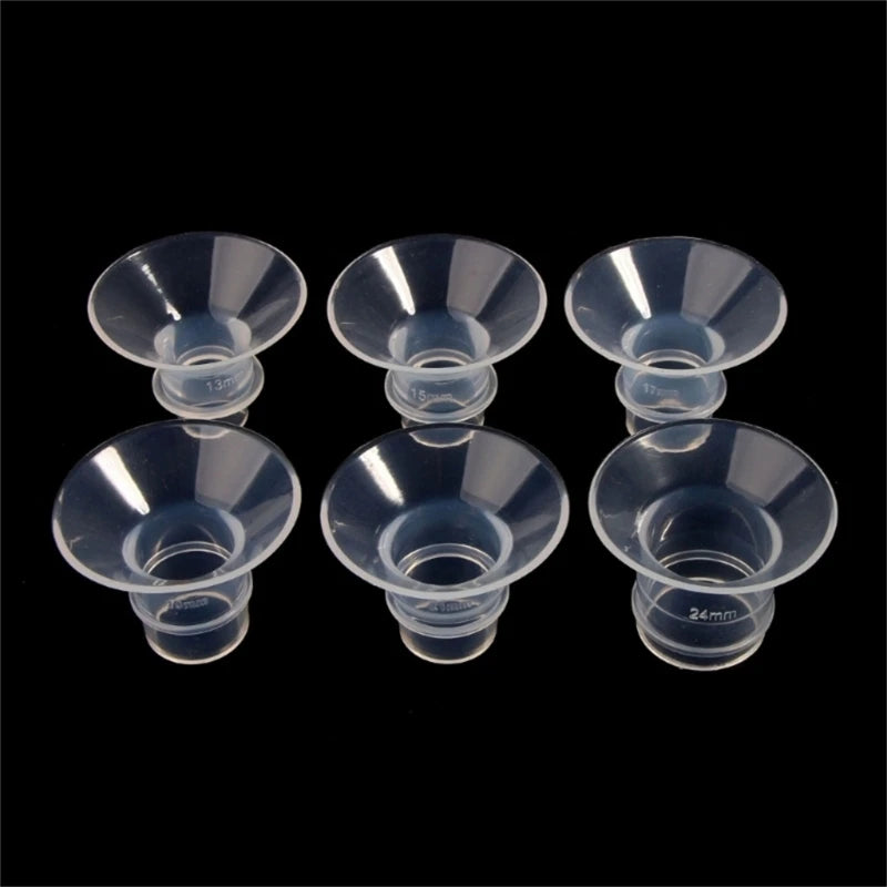 Breast Pump Silicone Shields – Narrow Connector Flange Inserts
