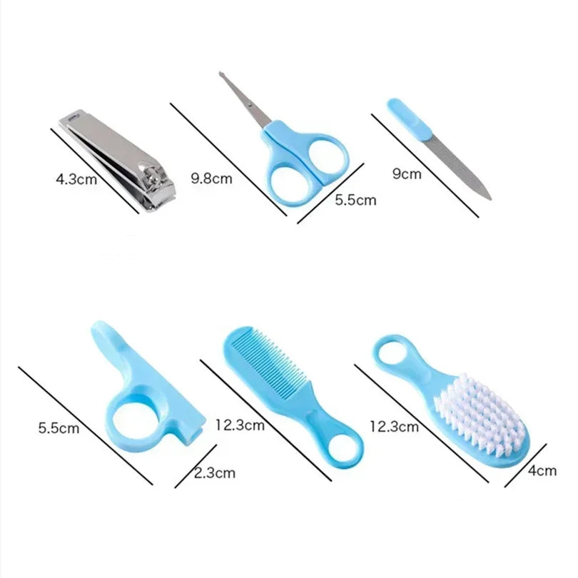 Baby Care Grooming Kit – Safe Comb, Soft Brush & Nail Trimmer Set