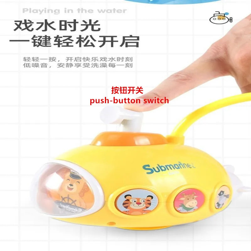 Jouet de bain pour bébé – Sous-marin Radis pour la douche électrique