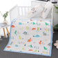Serviette bébé en gaze 6 épaisseurs – Coton ultra doux, 110×110 cm