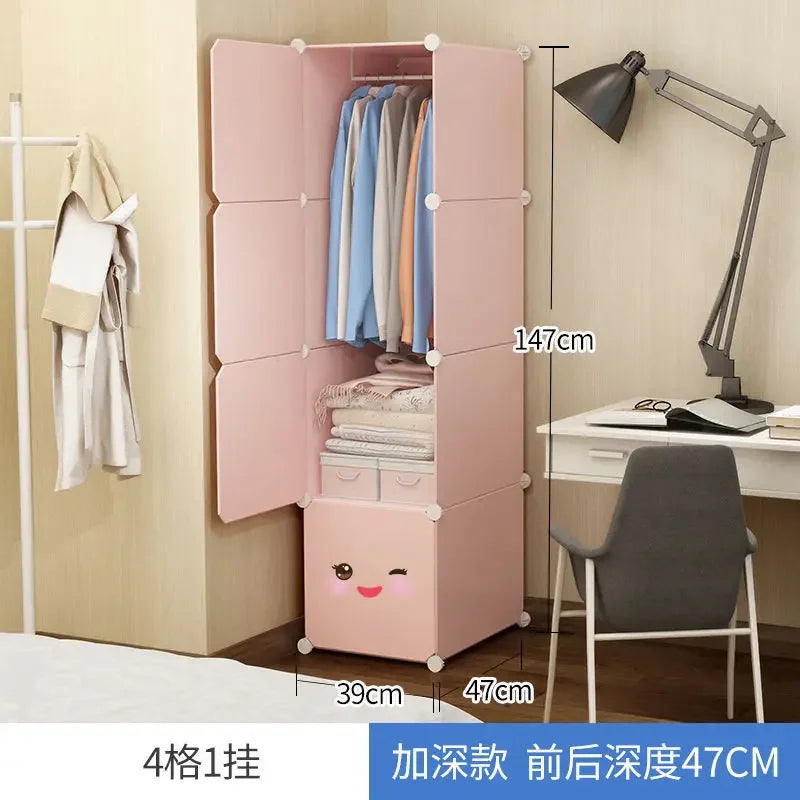 Baby & Kids Wardrobe – Modular Girl Room Organizer