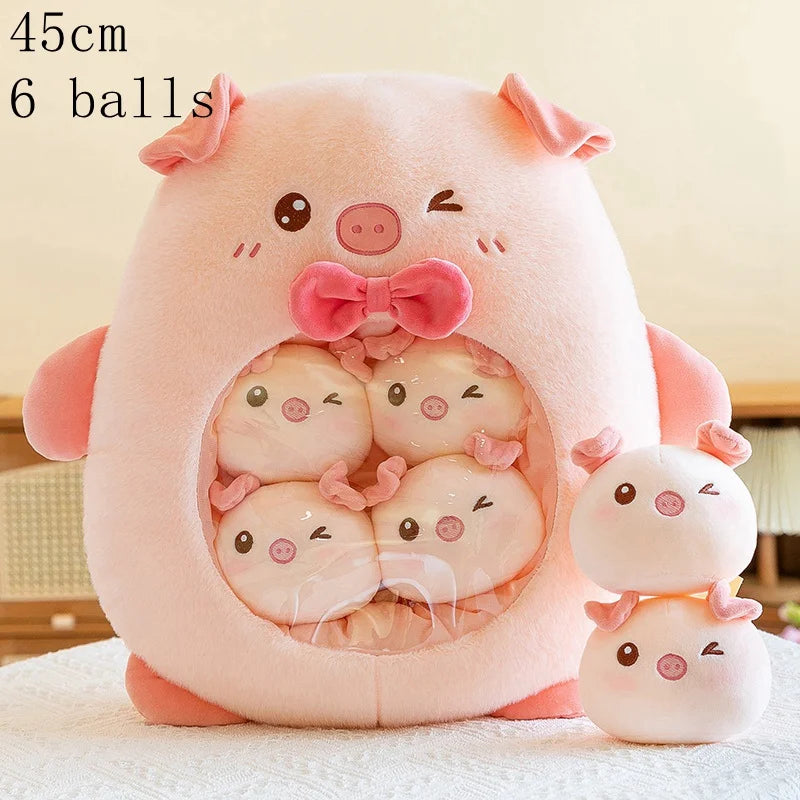 Sac en peluche animal mignon – Mini poupées en peluche