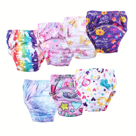 7 Pcs Washable Baby Training Pants