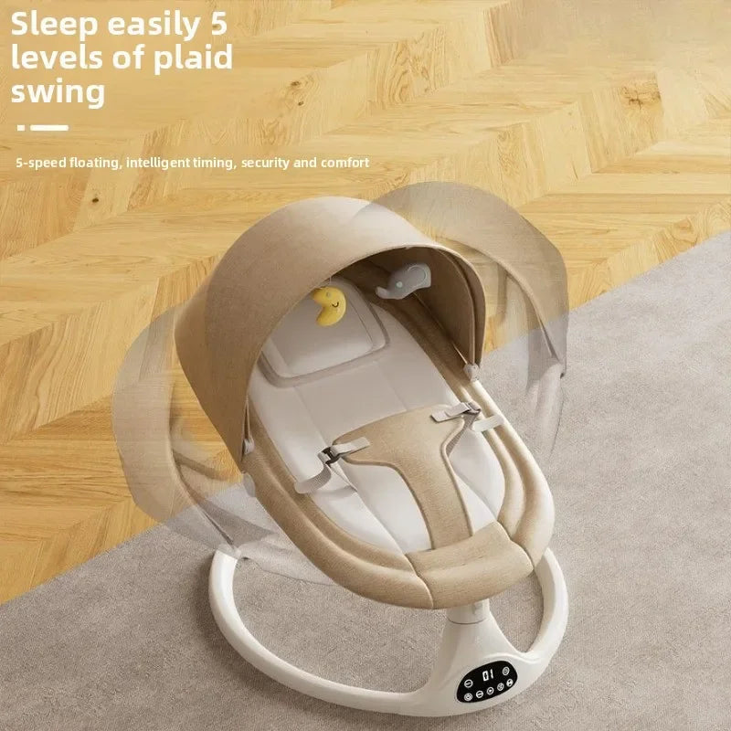 Balancelle électrique pour bébé – Berceau musical et endormisseur