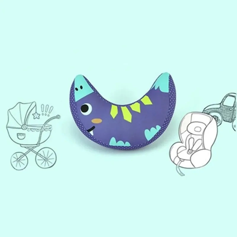 Child Car Seat Cushion – Crescent Neck & Sleep Pillow