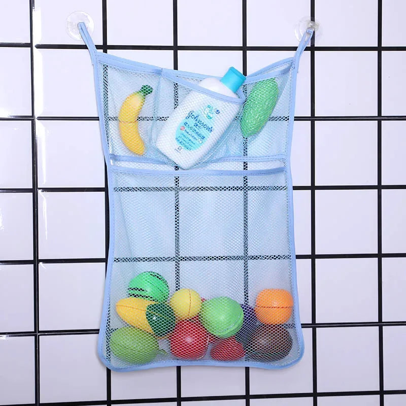 Sac de rangement pour jeux de bain bébé – Filet pour poupées et jouets