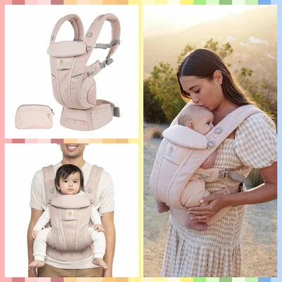 Porte-bébé ergonomique Egobaby – Face à la route et face au dos (0–36 mois)