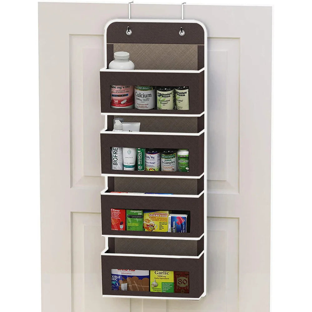 Multi-Layer Over-Door Storage Bag – Fabric Organizer for Nursery & Bedroom