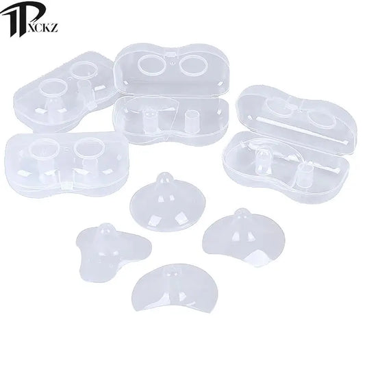 Breastfeeding Nipple Protectors – Soft Silicone Shields, 2pcs