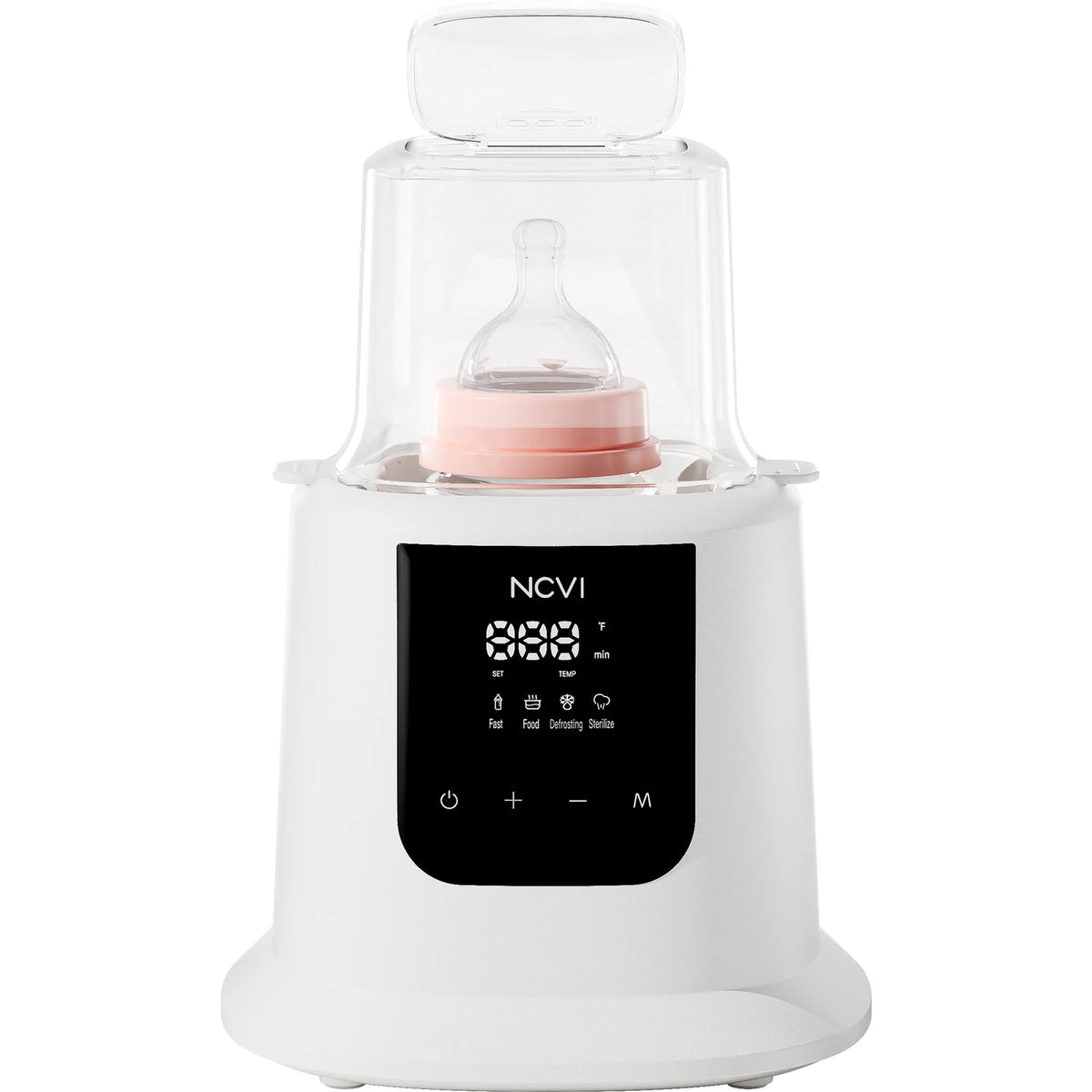 NCVI Bottle Warmer & Sterilizer | Rapid Heating with LCD Display & Timer