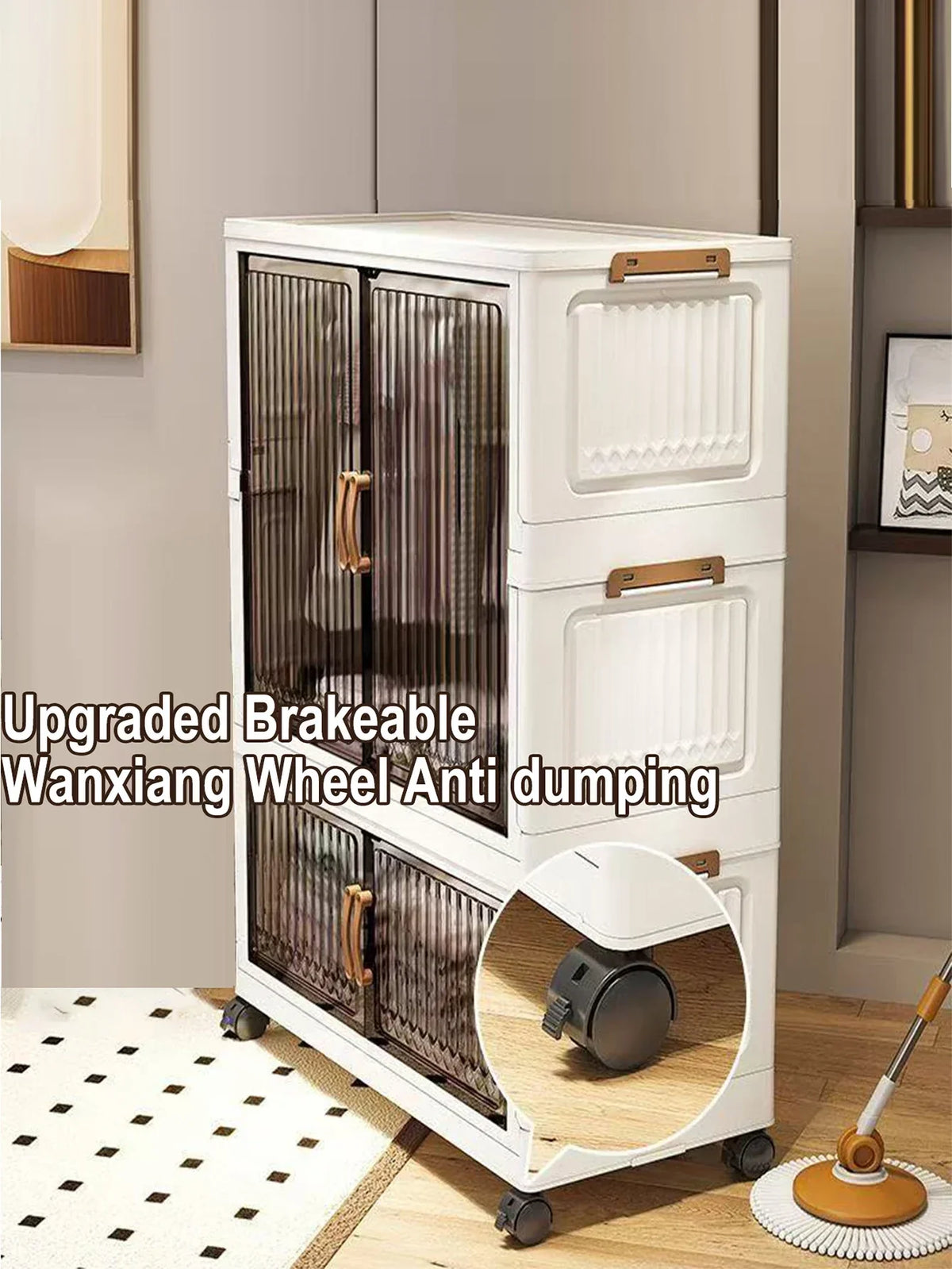 Home Storage Cabinet – Foldable Wardrobe Organizer