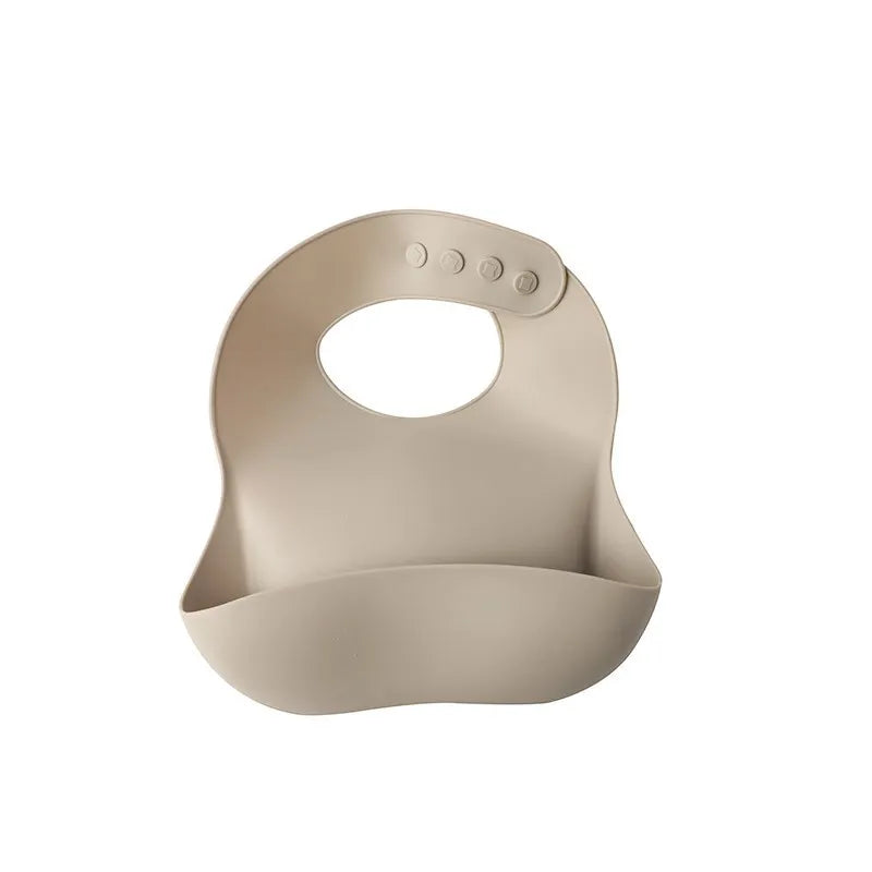 Bavoir d'allaitement en silicone ajustable et mignon