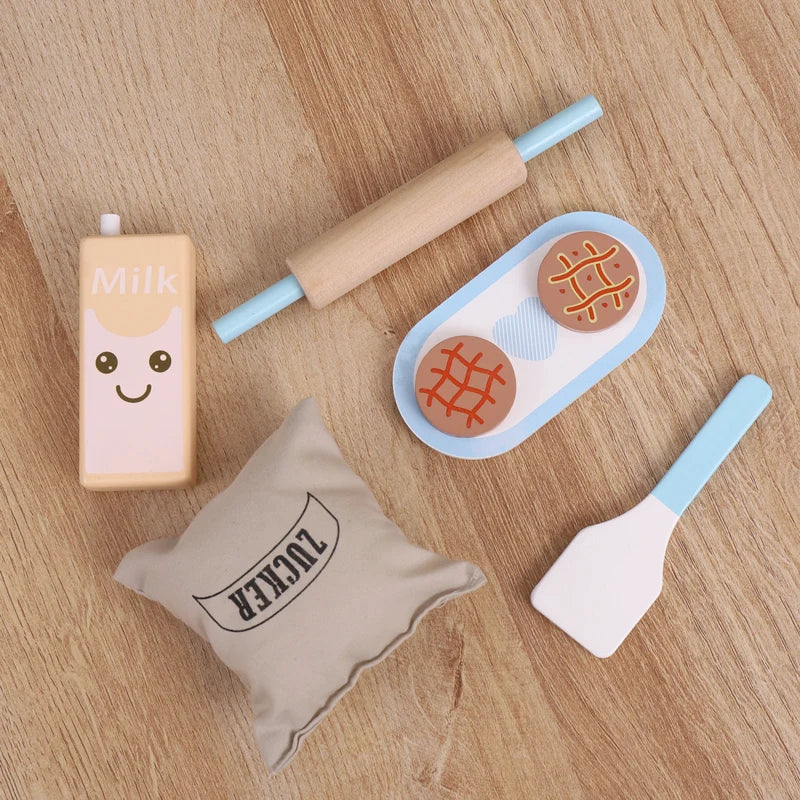 Wooden Toy Mixer – Pretend Kitchen Fun!