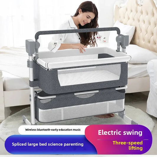 Electric Baby Swing – Smart Soothing Foldable Crib