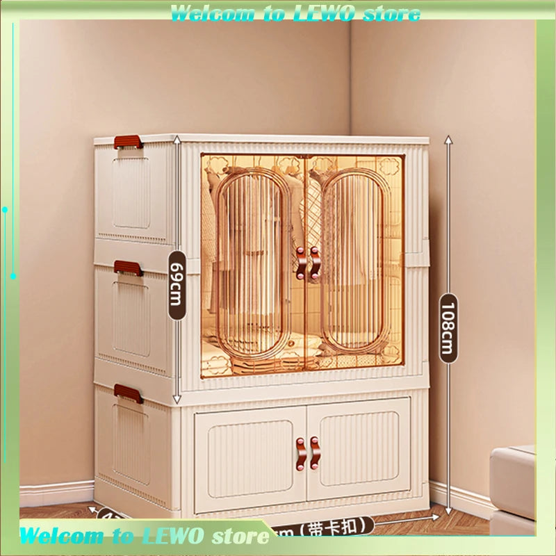 Armoire de rangement pour bébé – Pliable, élégante et fonctionnelle