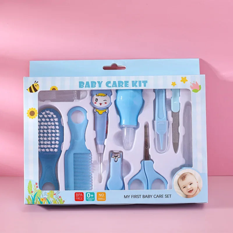 10-Piece Baby Care Gift Set – Nail Clippers, Ear Scoops & More