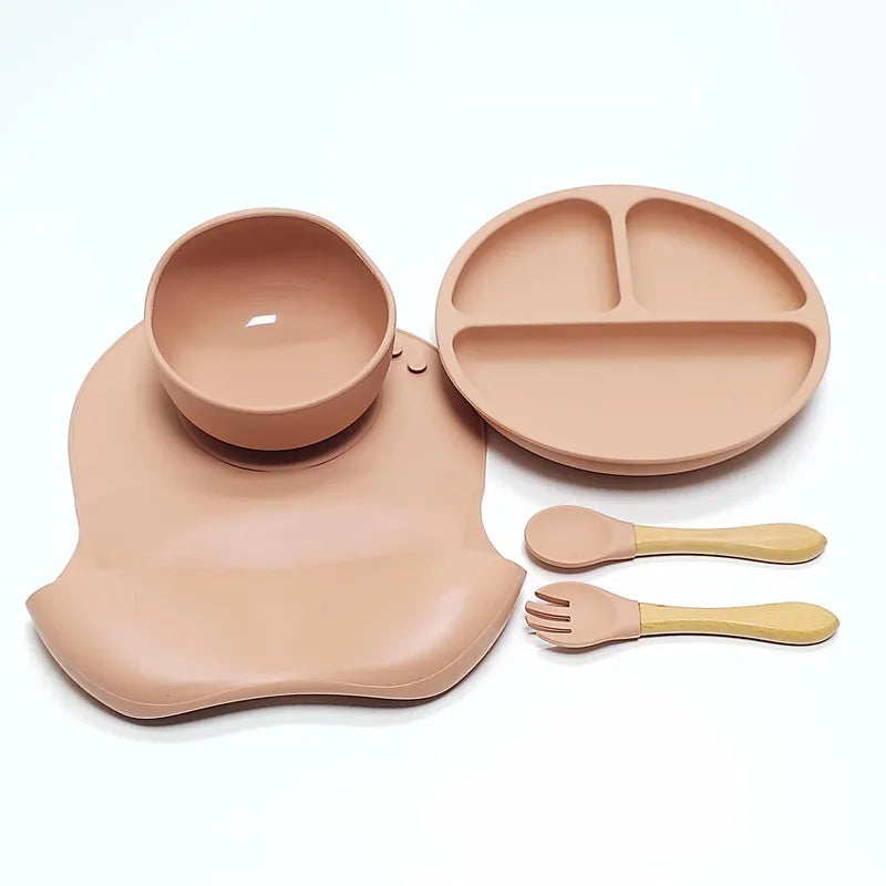 Toddler Meal Set – Non-Slip Silicone Tableware for Kids