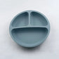 Assiette à ventouse en silicone pour bébé – Bol avec visage souriant