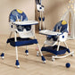 Chaise haute pliable pour bébé – Siège repas multifonction réglable