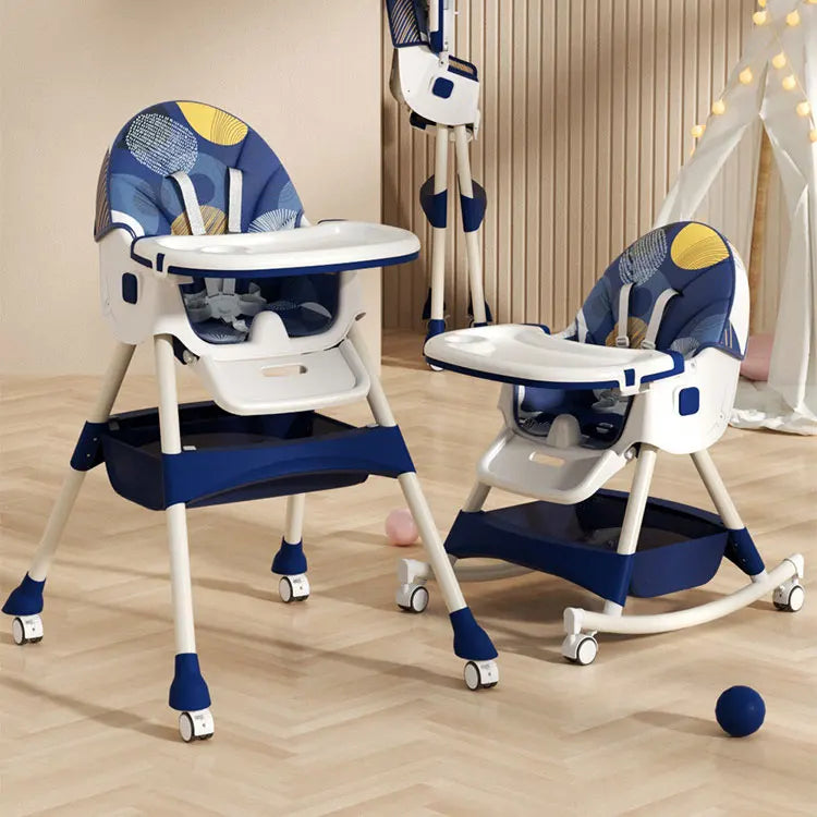 Chaise haute pliable pour bébé – Siège repas multifonction réglable