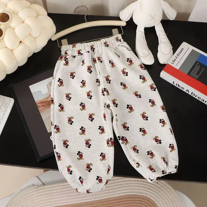 Autumn Baby Outfit – Mickey Sweatshirt & Pants Set