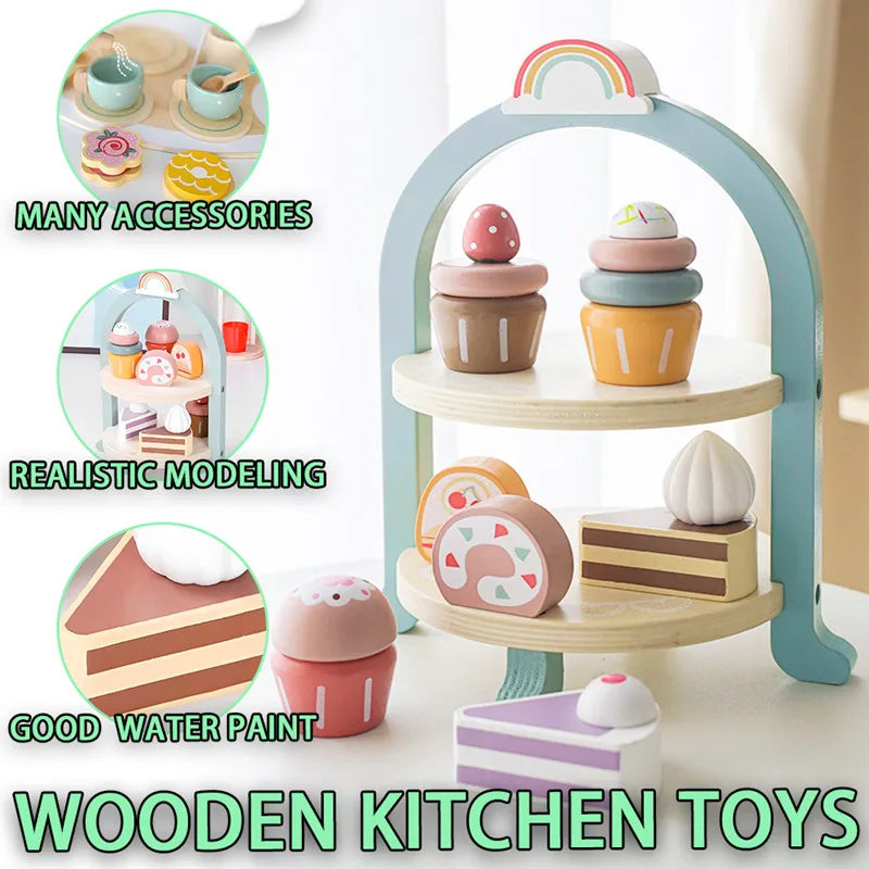 Wooden Tea Party Set for Girls!