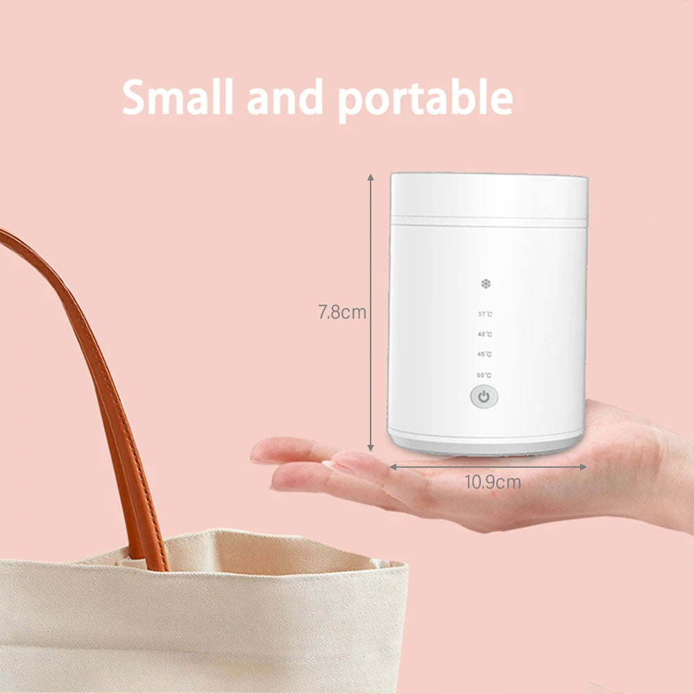 Chauffe-biberon sans fil N1 | Chauffe-lait et stérilisateur USB avec 2 adaptateurs