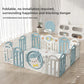 Foldable Baby Safety Fence – Anti-Fall Protection!