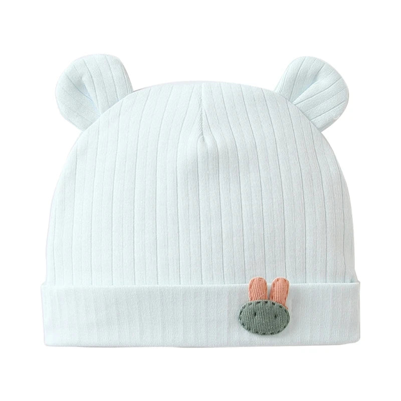 Cute Bear Pattern Newborn Hospital Hat for Baby Boys Girls
