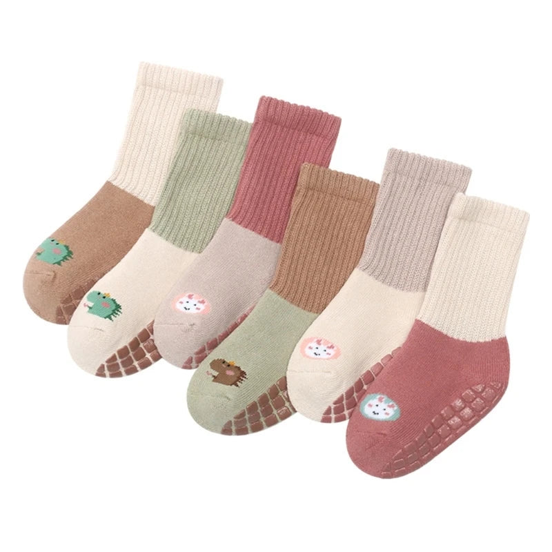 Cartoon Grip Socks for Babies