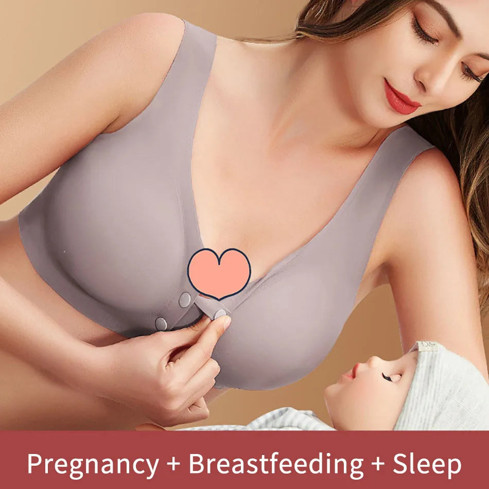 Summer Nursing Bra – Front-Open, Lightweight, Wire-Free Comfort