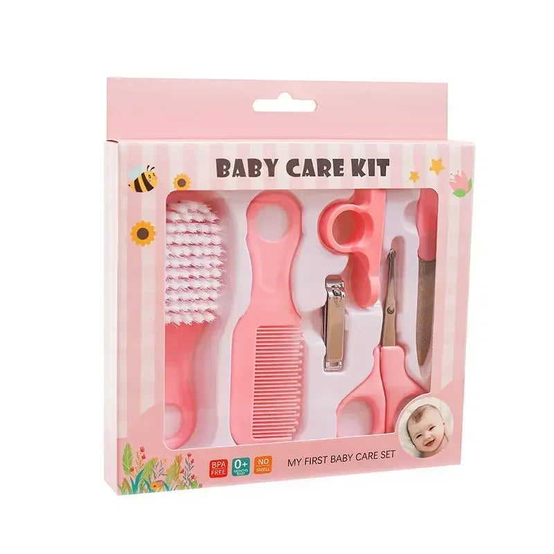 Baby Care Grooming Kit – Safe Comb, Soft Brush & Nail Trimmer Set