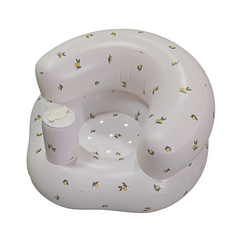 Canapé gonflable pour bébé – Pompe intégrée, siège confortable
