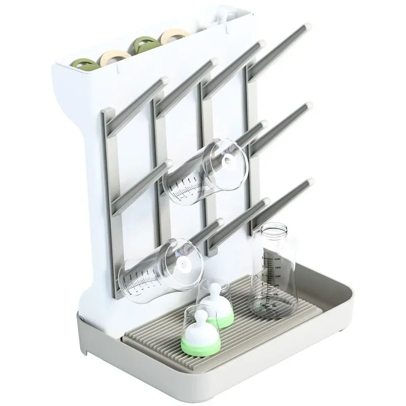 Organisateur de biberons pour tout-petits – Égouttoir et support de rangement pour biberons