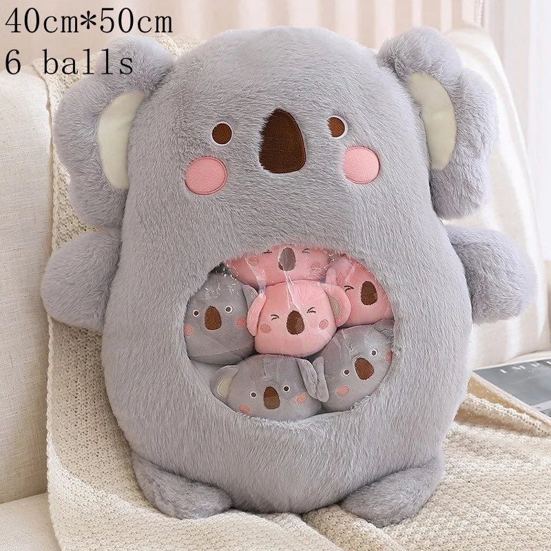 Sac en peluche animal mignon – Mini poupées en peluche