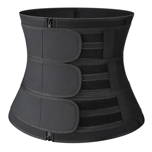 Fat Burning Waist Trainer | Triple Strap Body Shaper for Women