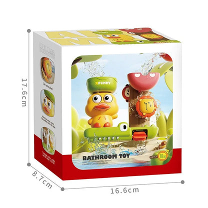 Baby Water Play Toy – Cute Duck Wall-Mounted Bath Fun