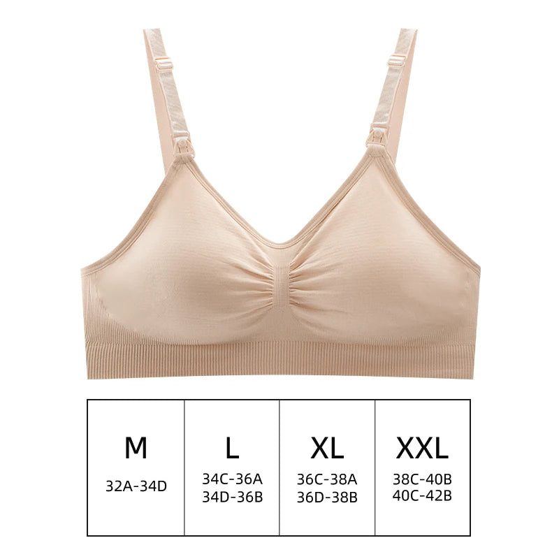 Soutien-gorge d'allaitement et de maternité mains libres – Confort optimal pour allaiter toute la journée