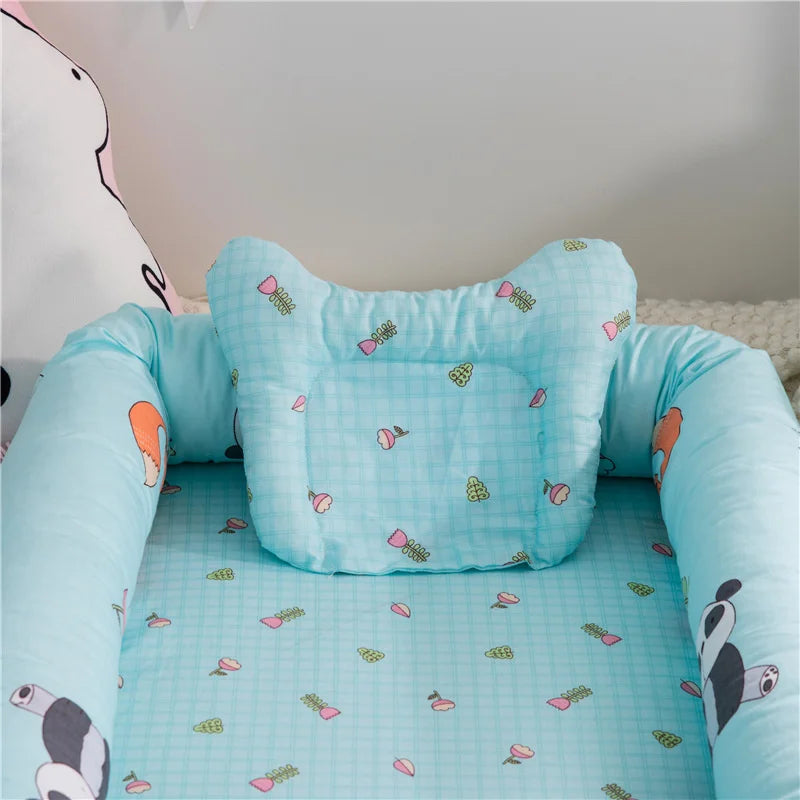 Portable Baby Nest – Folding Travel Bed for Newborns
