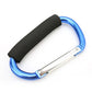 Large Aluminum Carabiner Stroller Hooks – D-Ring Organizer Clip